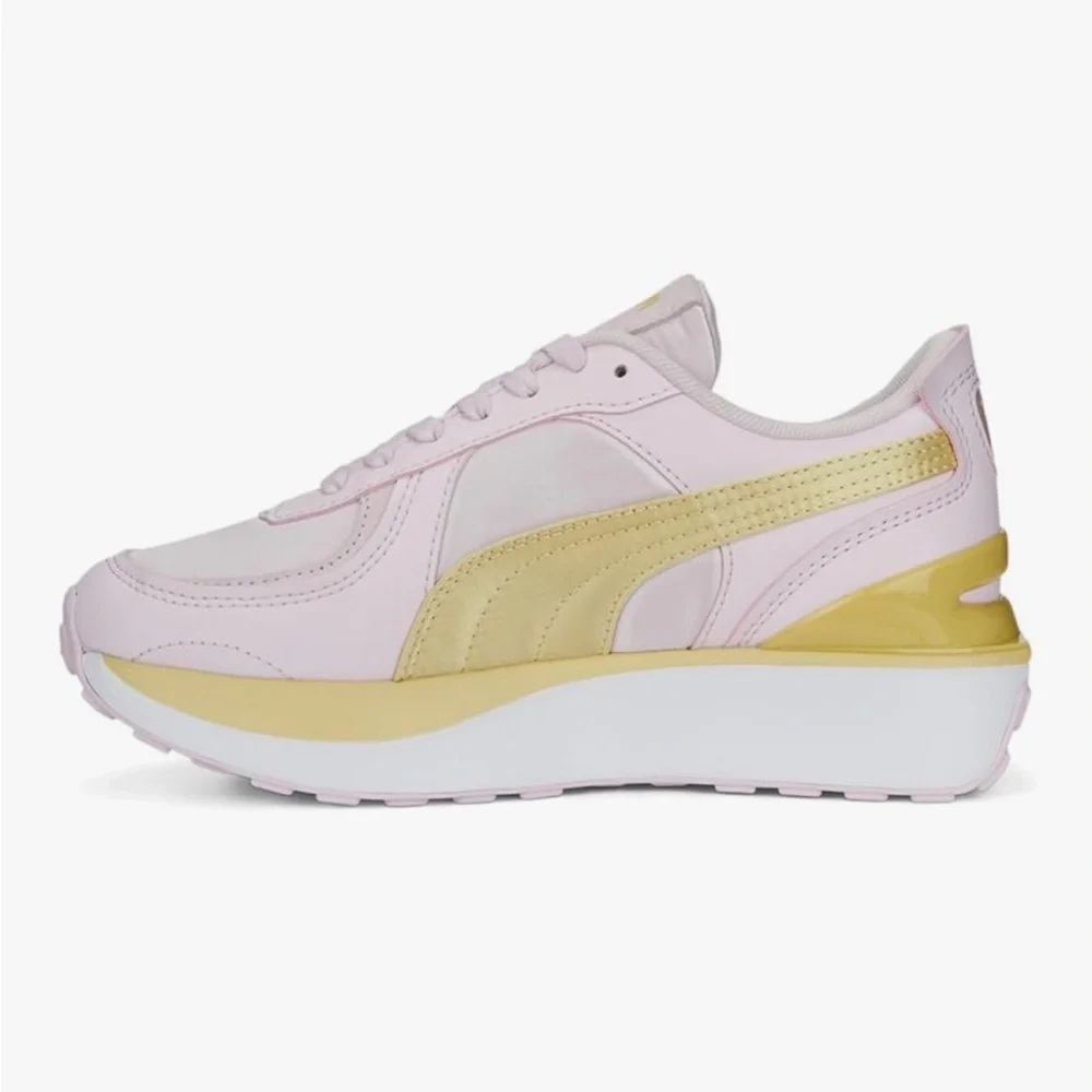 Puma Women’s Cruise Rider Nu Satin Lace Up Casual Sneaker Shoes